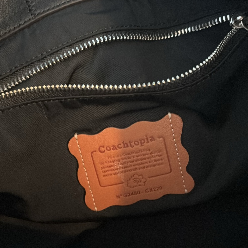 Coachtopia Alter/Ego Hobo Bag In Black Checkerboard - Picture 13 of 16